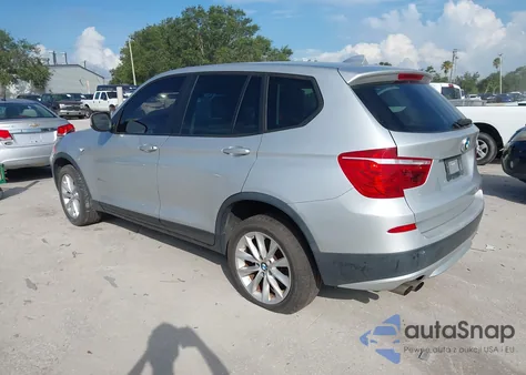 2013 BMW X3 xDrive28I z USA, uszkodzony, nr VIN 5UXWX9C51D0A15809